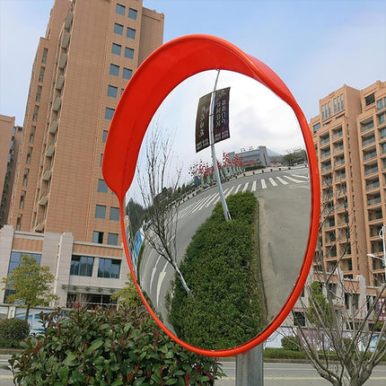 Road 230-Degree Corner Wide-Angle Mirror 45cm Round Traffic Safety Mirror