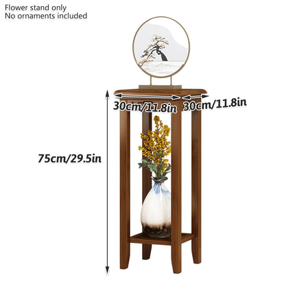 Living Room Balcony Floor Standing Plant Stand Sturdy Space Saving Stable