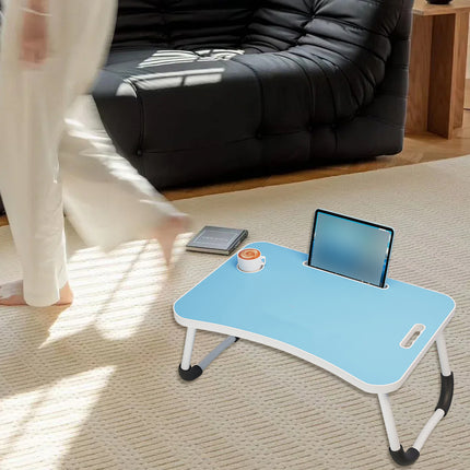 Foldable Bed Side Table Laptop Desk Portable Folding Desk Bedroom Office Sofa