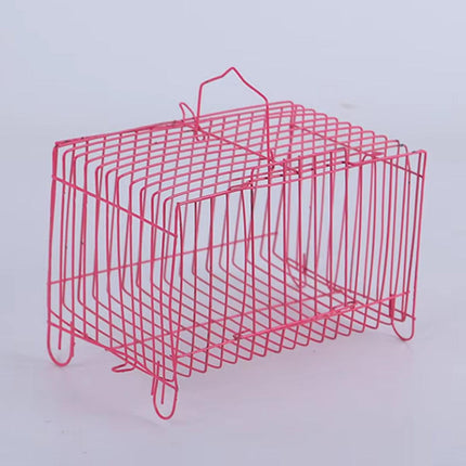 Small Bird Transport Collapsible Cage Travel Pet Carrier Portable Folding Cage