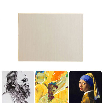Drawing Board Set 4PCS Wooden Sketch Boards Artist Painting Panels For Studio