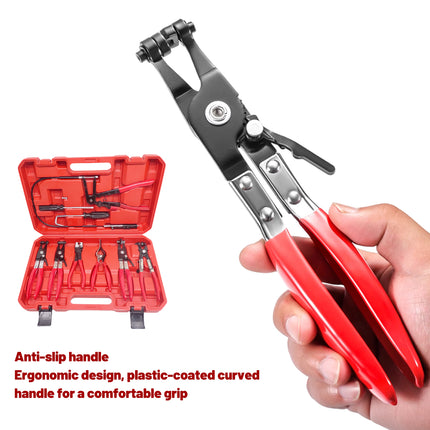 9PCS Car Hose Clamp Set Durable for Plumbing Automotive Hoses Fastening Tools