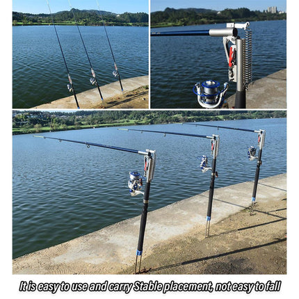 Self Ejecting Sea Fishing Rod Spring Auto Long Casting Pole Durable Fishing Gear