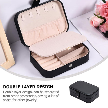 Jewelry Storage Box Travel Mini Case Portable Small Organiser for Rings Earrings