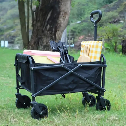 Portable Folding Outdoor Camping Trolley Durable Campervan Trolley Hiking Travel