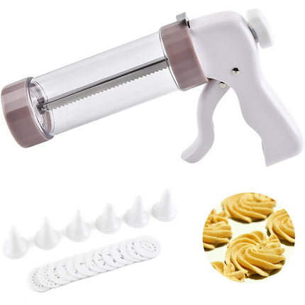20 PCS DIY Manual Cookie Press Mold Decorating Kit Baking Tool Set for Pastry and Cake