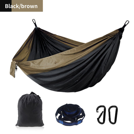 Outdoor Camping Hammock with Adjustable Strap Portable Hanging Bed Travel Swing