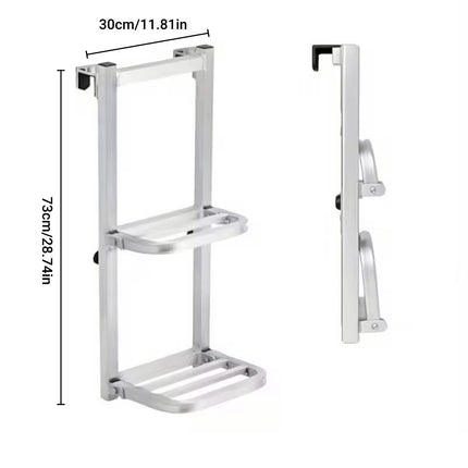 Folding Aluminum Alloy Truck Ladder 2-Step 120kg for Van SUV Cargo Access Use