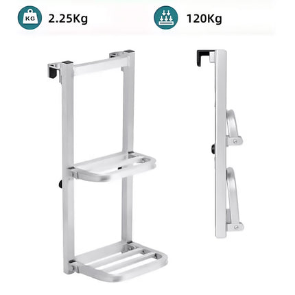 Folding Aluminum Alloy Truck Ladder 2-Step 120kg for Van SUV Cargo Access Use