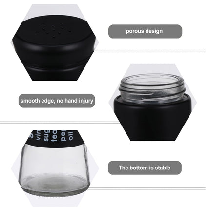 110/130ML Seasoning Bottle Rotating Spice Jar Condiment Container Kitchen Spicer