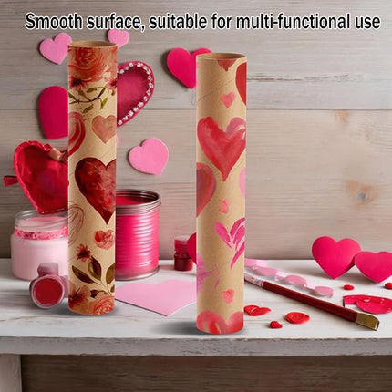 10PCS Round Kraft Paper Storage Tubes Cardboard Poster Document Shipping Tube
