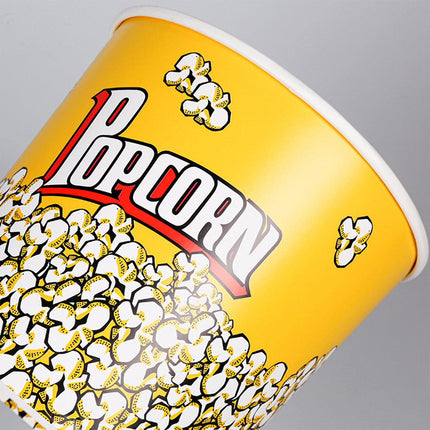 50pcs Popcorn Bucket Paper Cup Cinema KTV Snack Container for Party Movie Night