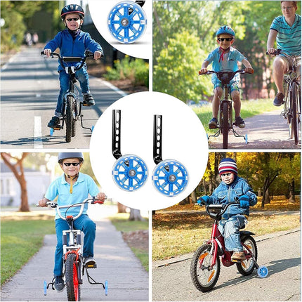 Kids Bicycle Training Wheels Set High-Quality Safety Balance Adjustable Height