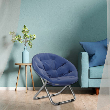 Folding Moon Disc Chair Recliner Comfortable Non Slip for Home Use Durable