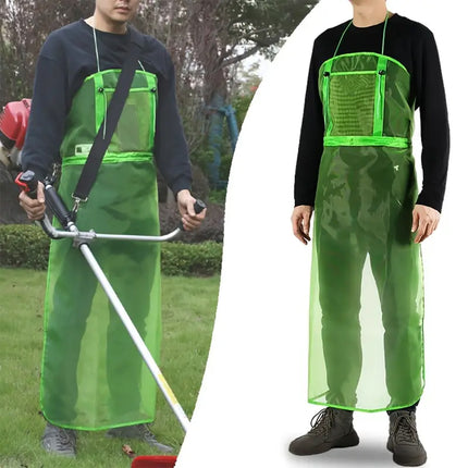 Lawn Mowing Logging Protective Apron Anti-Cut Anti-Splash Waterproof Durable
