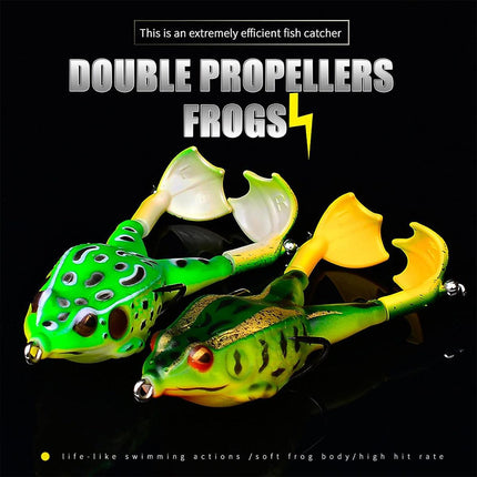3pcs Spinning Twin Legged Soft Bait Bionic Lure for Fishing Catching Fish