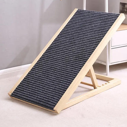 Foldable Dog Pet Ramp 70cm Adjustable Height Stairs for Bed Sofa Car Access