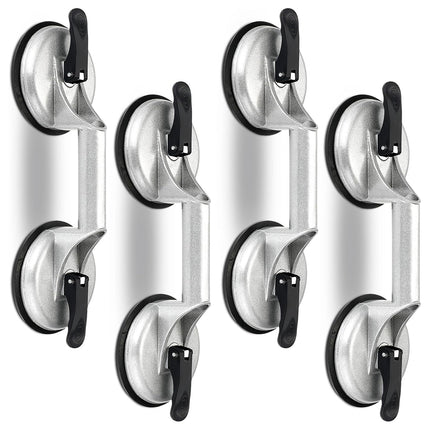 Heavy Duty Double Suction Cup Lifter for Glass Tile Aluminium Handle Strong