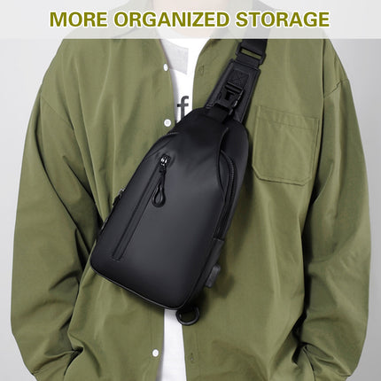 Large Capacity Chest Crossbody Bag Waterproof Durable for Travel Daily Use