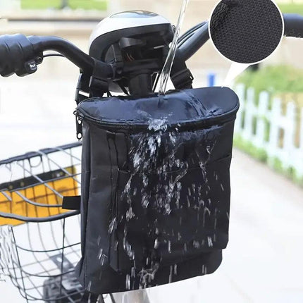 Bicycle Hanging Bag Front Handlebar Organizer Placement Bag for Bike Storage