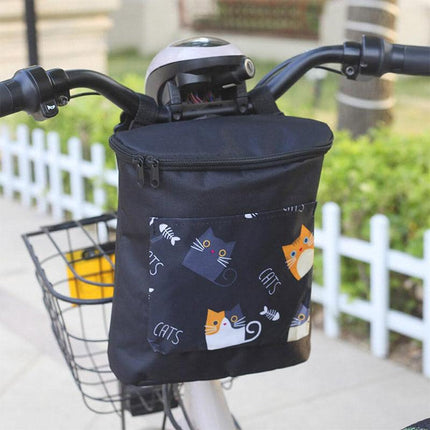 Bicycle Hanging Bag Front Handlebar Organizer Placement Bag for Bike Storage