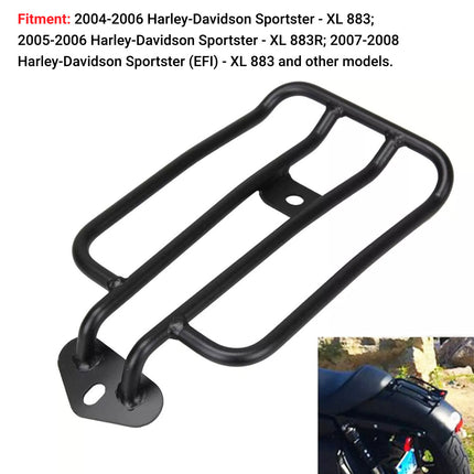 Harley Rear Rack Shelf XL883 XL1200 X48 Softail Luggage Carrier Mount Use