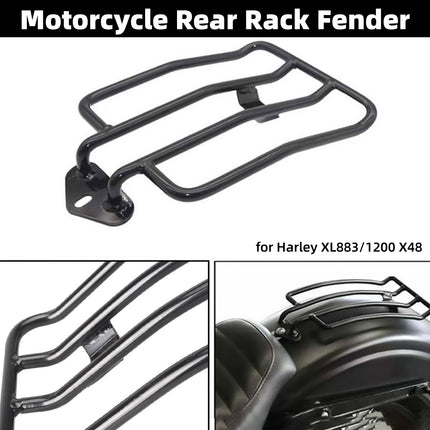 Harley Rear Rack Shelf XL883 XL1200 X48 Softail Luggage Carrier Mount Use