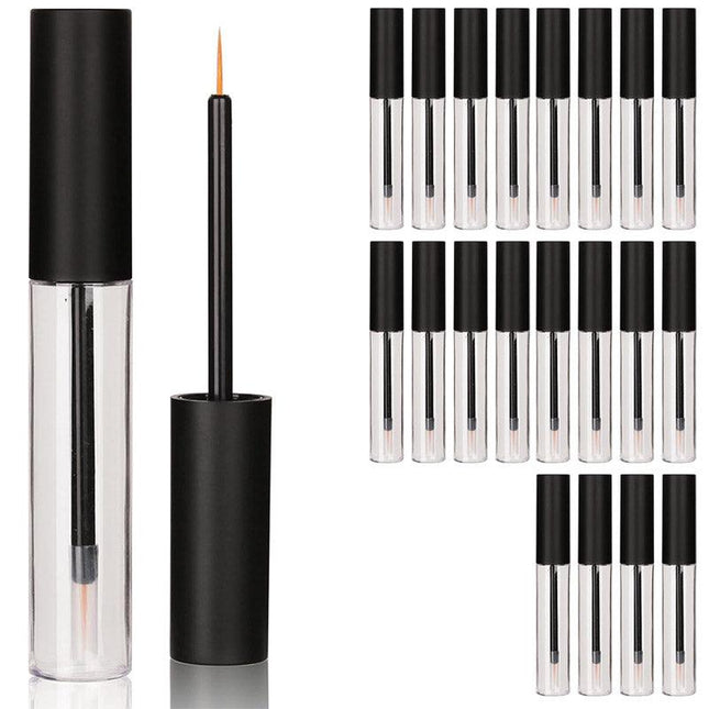 20PCS 10ML Clear Liquid Eyeliner Tube Empty Refillable Eyeliner Pencil Bottle