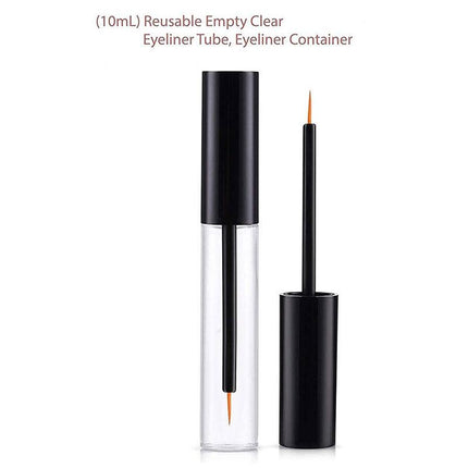 20PCS 10ML Clear Liquid Eyeliner Tube Empty Refillable Eyeliner Pencil Bottle
