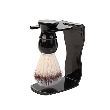 3 in 1 Shaving Brush Kit with Razor Holder Stand and Bowl for Men