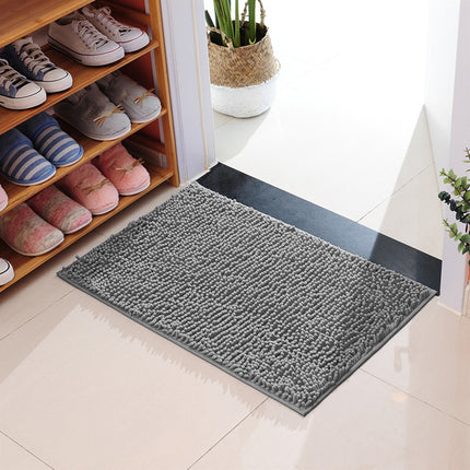 Chenille Long Hair Floor Mat Suction Non Slip Bathroom Entrance Living Room Rug