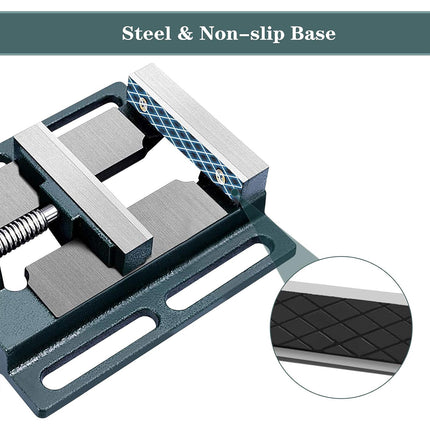 Heavy Duty 4inch Drill Press Vice Bench Clamp for Woodworking Drilling Tool