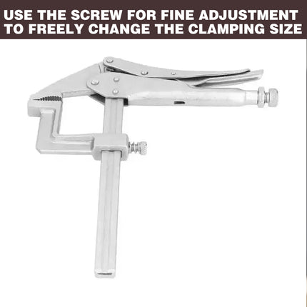 Adjustable Woodworking Clamp Quick Release Slide Rod Clamping Pliers Tool Set