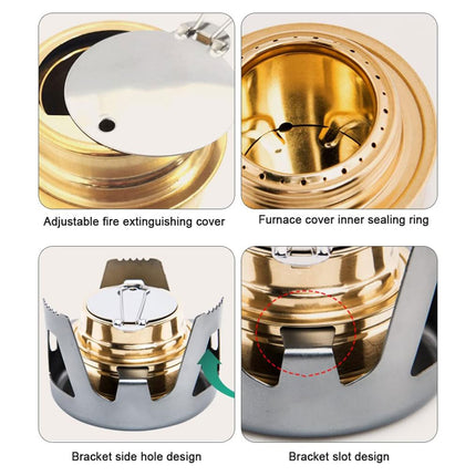 Portable Alcohol Stove Outdoor Alcohol Stove Liquid Alcohol Gasification Stove