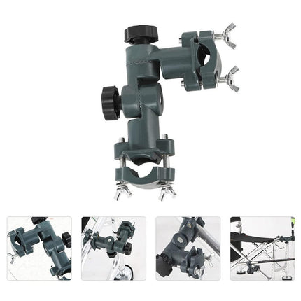 Fishing Umbrella Stand Bracket Multi Function Connector Adjustable Rod Holder