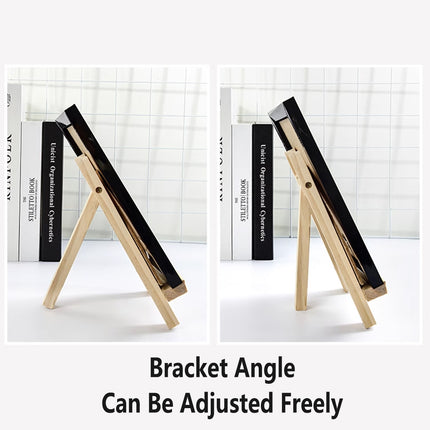 6pcs Tabletop Display Stand A-Frame Artist Easel Beechwood Tripod Wood Holder
