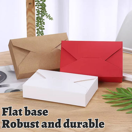 50PCS Baking Dessert Packaging Boxes Wear-Resistant for Pastry Cake Gift Use