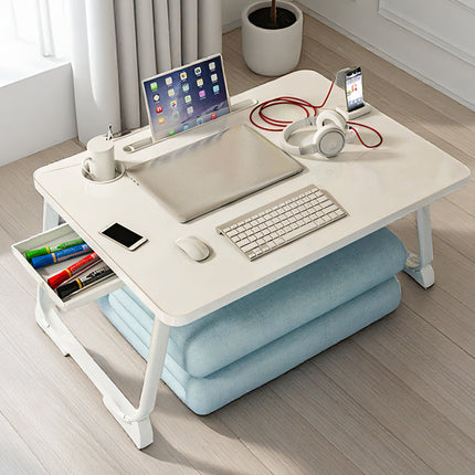 Folding Bed Desk Floor Computer Small Table Portable Adjustable Sturdy Durable