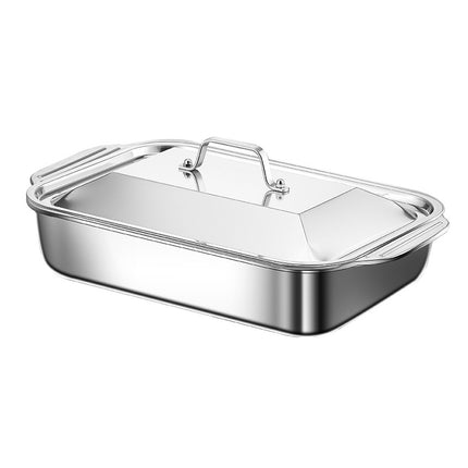 Grilled Fish Plate Crayfish Plate Tray Barbecue Plate for Camping Backyard BBQ