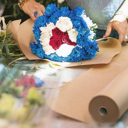 Brown Kraft Paper Rolls 5pcs Gift Wrapping Decoration Packaging Craft Sheets