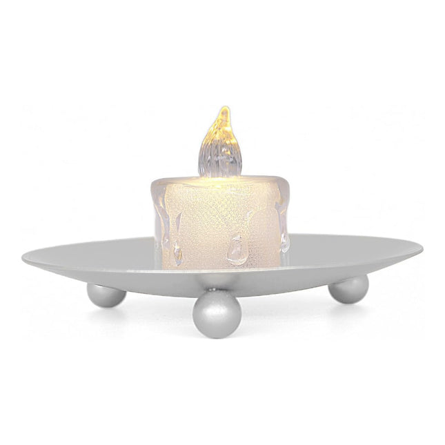 4PCS Metal Candle Holder Aromatherapy Candle Base Tray for Home Living Room
