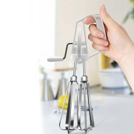 Stainless Steel Hand Mixer Whisk Baking Tool Household Flour Beater for Kitchen