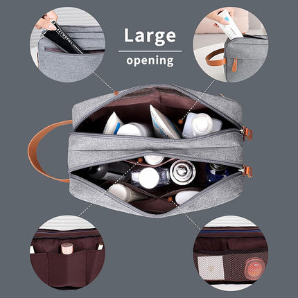 Toiletry Storage Bag Portable for Cosmetics Toiletries Makeup Brushes Razor