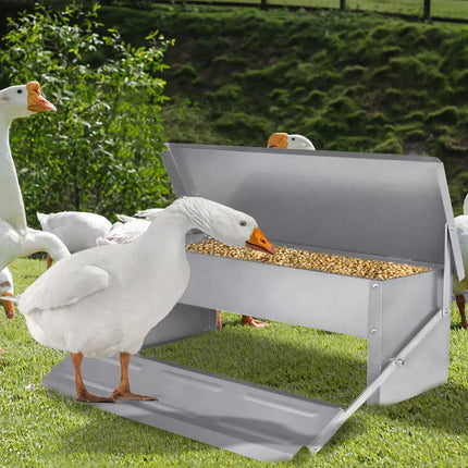Giantz Automatic Chicken Feeder Auto Coop Chick Poultry Treadle Self Opening