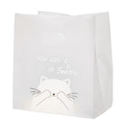 50PCS Frosted Plastic Gift Bags Transparent Reusable Durable For Party Wedding