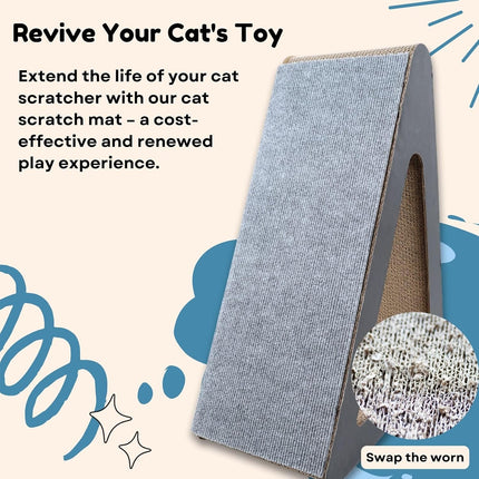 Cat Climbing Mat Wall Mounted Cut Paste Scratching Board Multifunctional For Cat