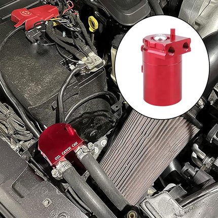 Oil Catch Can Tank with Breather Filter Car Modification Waste Oil Recovery Pot