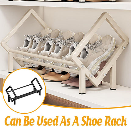 Simple Desktop Stainless Steel Bookcase Storage Organizer Shelf for Office