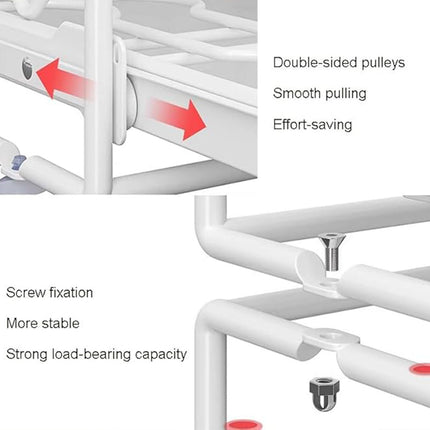 Pull Out Kitchen Storage Rack Basket Drawer Dish Organizer Slide Cabinet Shelf