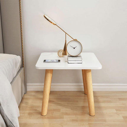 Simple Bay Small Sitting Table Mini Round Coffee Table Short Table for Window